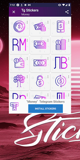 Telegram Stickers Catalogue screenshot 1