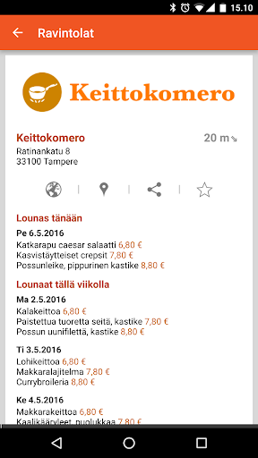 lounaspaikka.fi Screen 3