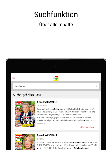 Neue Post ePaper Screenshot