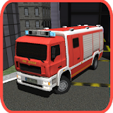 3D Firefighter Parking icon
