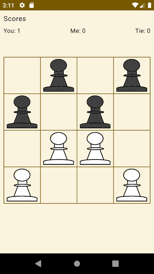 Android application Octopawn screenshot