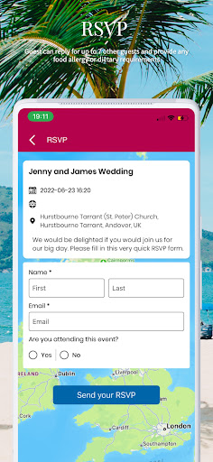Our Wedding App Screen 3