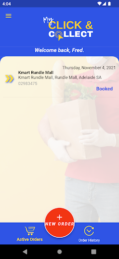 My Click & Collect Screen 2