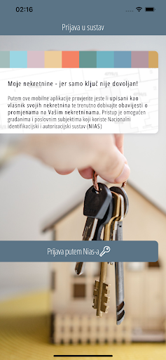 Android application Moje nekretnine screenshort