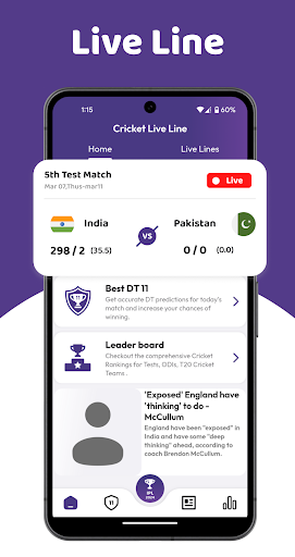 Live Cricket Live Line 2024 Screenshot 2 - AppWisp.com
