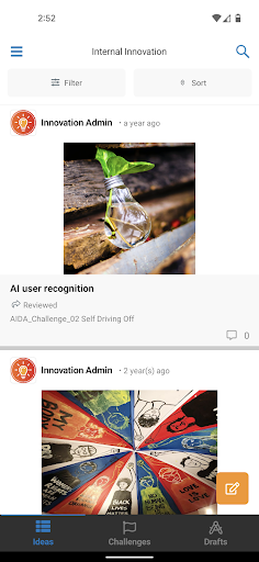 Android application Idea Lab by Planbox screenshort