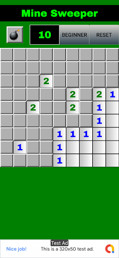 Android application Mine Sweeper screenshort