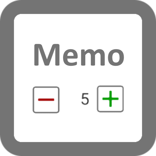 Установить items. Memo apps.