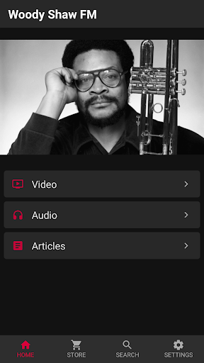 Android application Woody Shaw FM screenshort