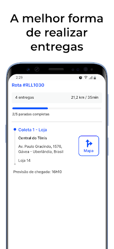 LocalLog Entregador Screen 2