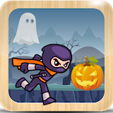 Amazing Ninja Halloween Run icon