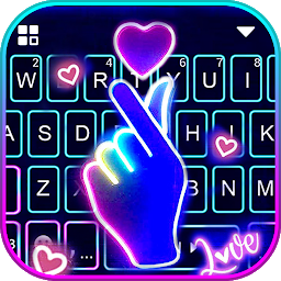 Love Heart Neon Theme: imaxe da icona