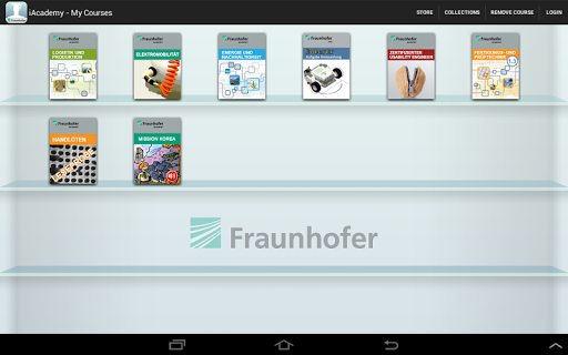Android application iAcademy Fraunhofer screenshort
