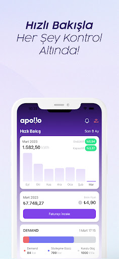 Android application Apollo Iot screenshort