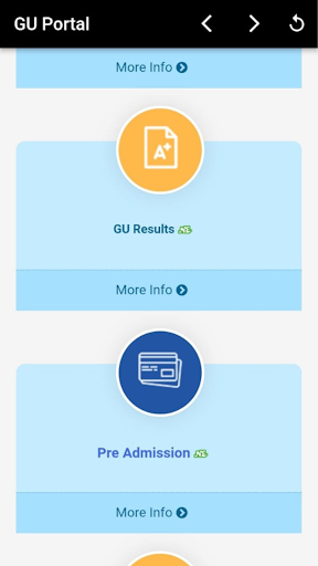 GU: Gauhati University Screen 2