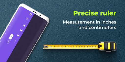Android application Ruler, Level tool, Measure screenshort