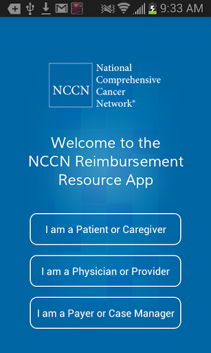 Android application NCCN Reimbursement Resource screenshort