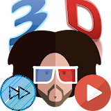 Red Blue 3D Player Pro icon