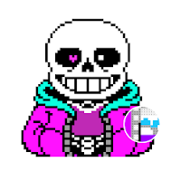 Sans Pixel Art - Paint By Number