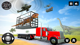 Dino Transporter Truck Driving - Screenshot 1