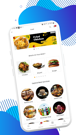 Android application Shopsia Shopping & Service App screenshort