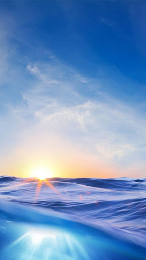 Blue ocean wallpaper Screen 3