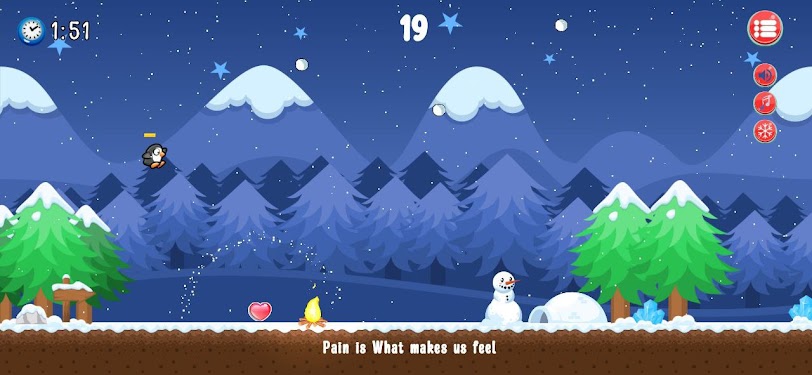 #1. Sporty Penguin (Android) By: Say Cheese