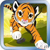 jungle tiger jump adventure icon