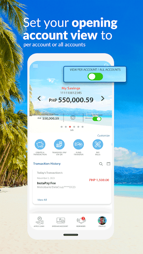 Android application PSBank Mobile screenshort