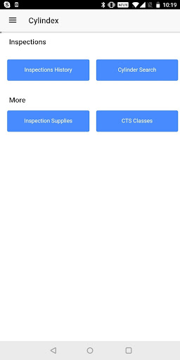 Android application CYLINDEX screenshort