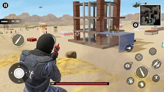 銃戦争狙撃ゲーム 3D: コールオブスナイパー 銃 ゲーム
