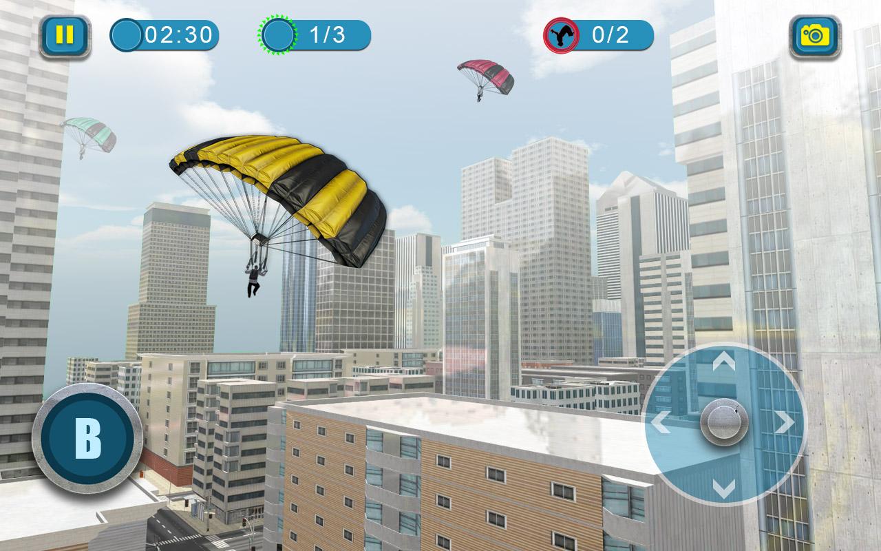 Android application Wingsuit Simulator 3D - Skydiving Game screenshort