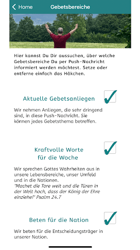 Gebetsimpulse Screen 3