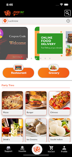 Food Pay :Order Online Now Screen 3