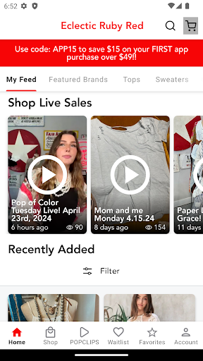 Screenshot of Eclectic Ruby Red