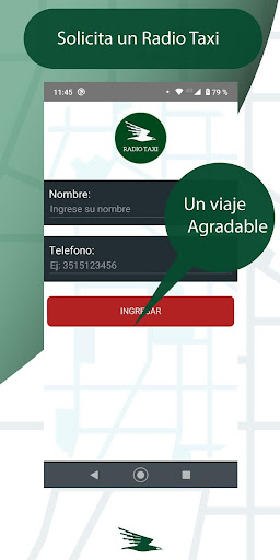 Android application Radio Taxi App screenshort