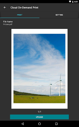 Cloud On-Demand Print Screen 2