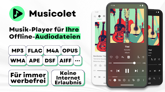 Musicolet Musikplayer Capture d'écran