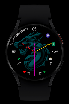 Dragon Watch Face Wear OSのおすすめ画像5