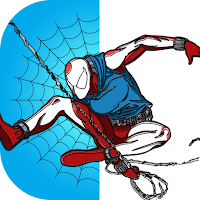 Spider super heroes coloring man cartoon boy hero