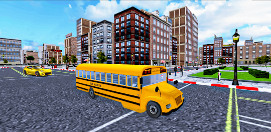 City School bus 3D Game : Bus