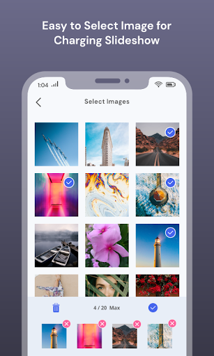 Battery Charge Photo Slideshow Screen 2