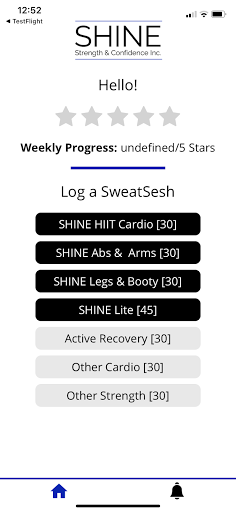 Android application Shine S&C screenshort