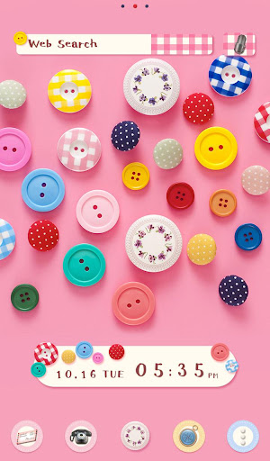 Android application Colorful Buttons Theme screenshort