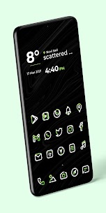 Aline Green APK: linear icon pack (PAID) Free Download 3