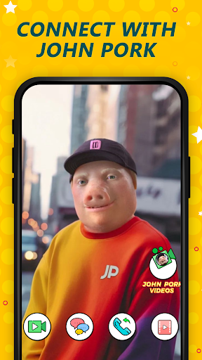 Android application John Pork In Video Call screenshort