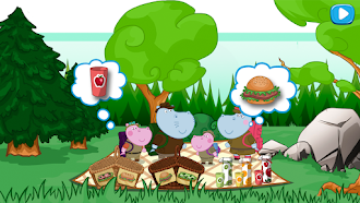 Game screenshot カバの家族：マウンテンキャンプ apk download