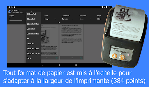 RawBT service d'impression screenshot 8