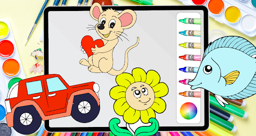 Coloring Games: Color & Paint Screen 3