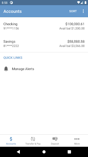 American Community Bank Mobile Screen 3